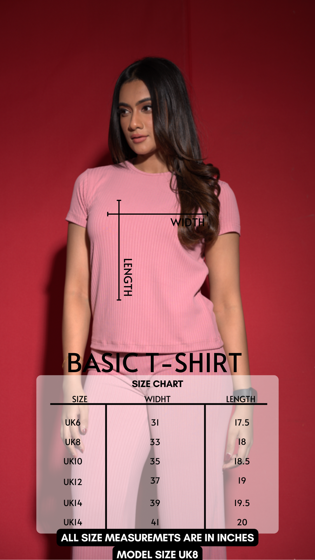 Rib Sofia Basic Tshirt