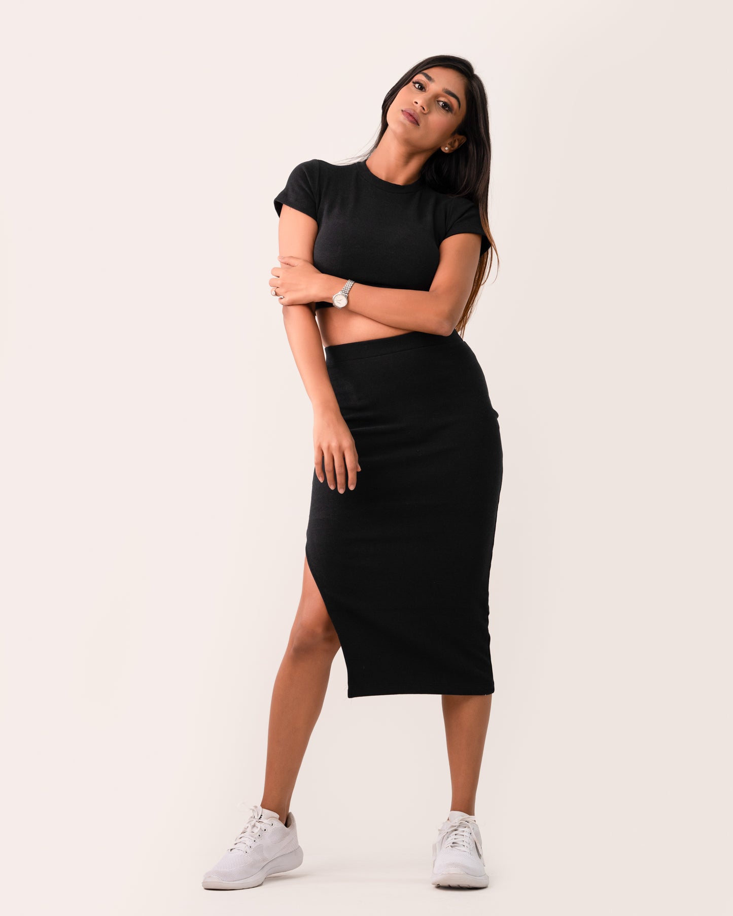 Eleni Side Slit Skirt