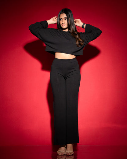 Rib Aleena Oversized Crop