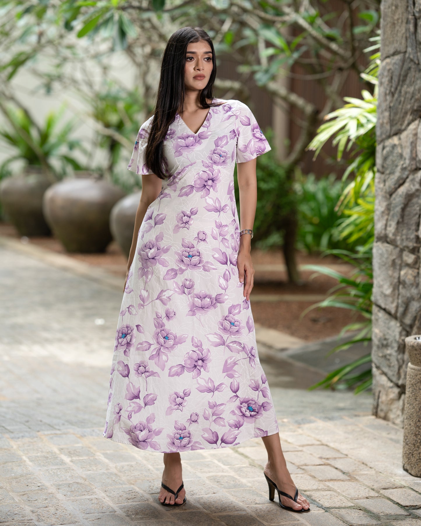 Lily Floral Maxi Dress