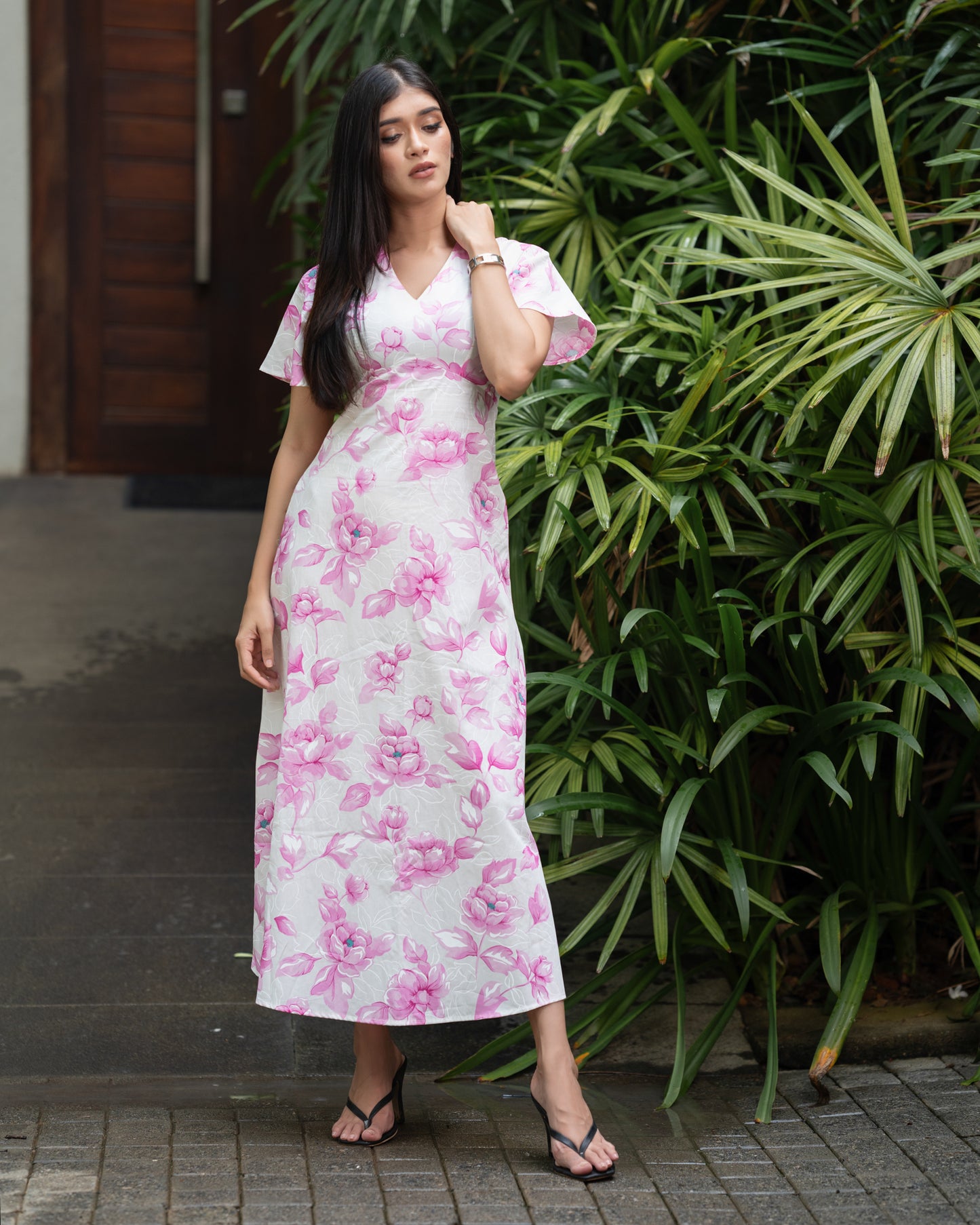 Lily Floral Maxi Dress