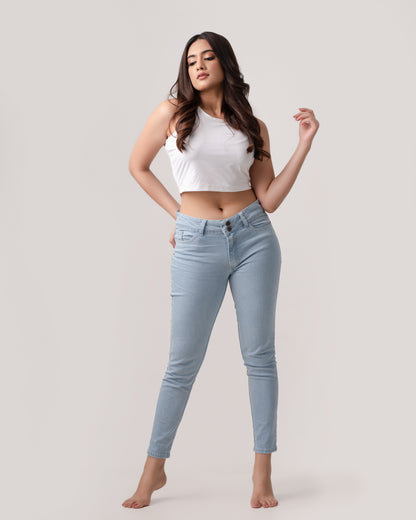 Light Mid Rise Classic Fit Jean