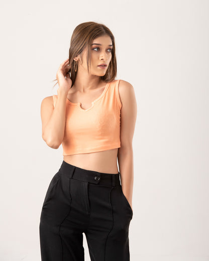 Sona V Neck Crop