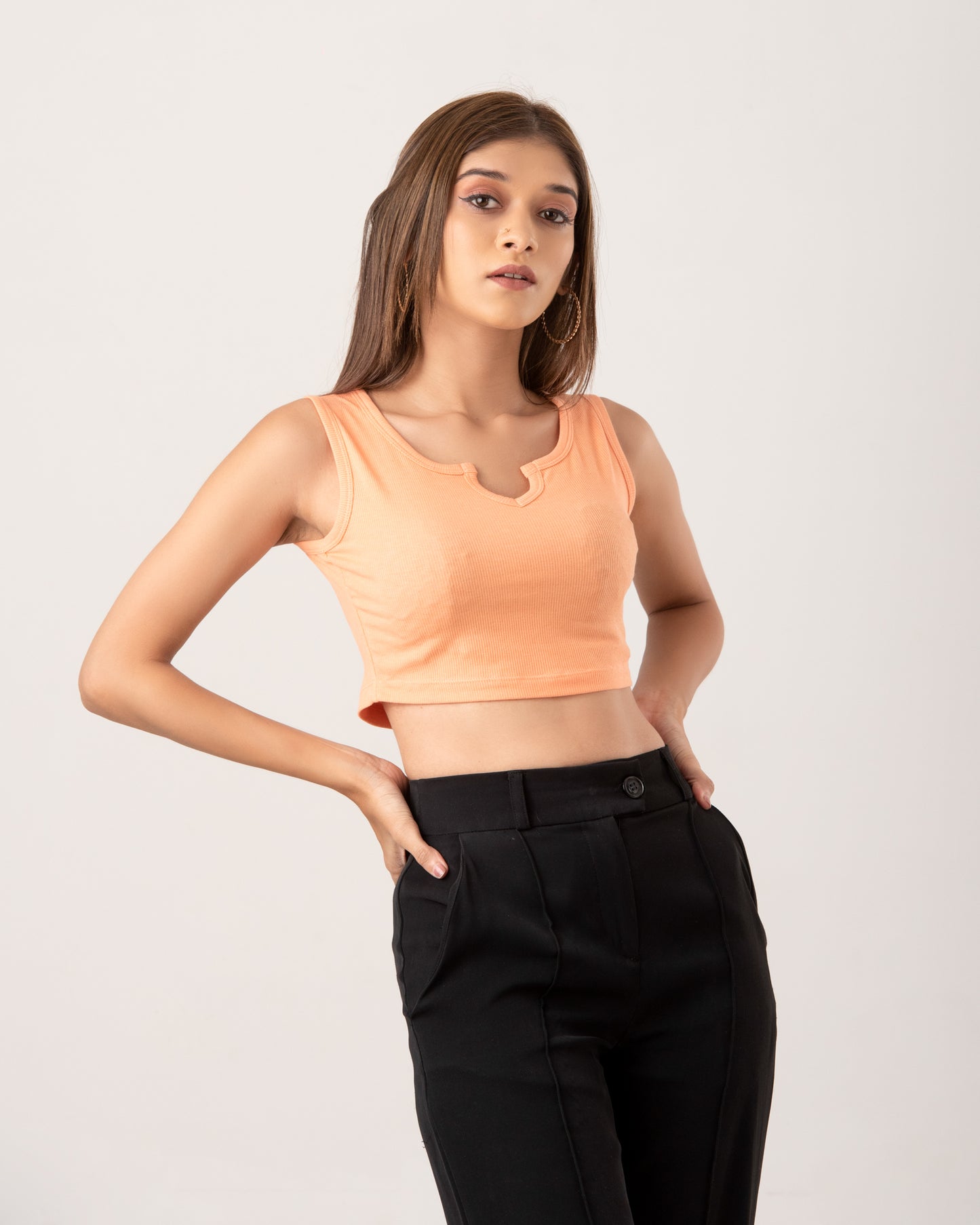 Sona V Neck Crop