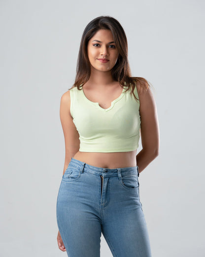 Sona V Neck Crop